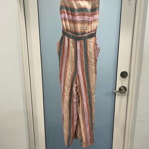 American Eagle Multicolor Striped Jumpsuit